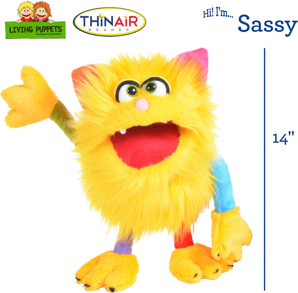 Living Puppets | Monster To Go | Sassy 14" 3+ - 2