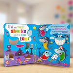 Never Touch The Sharks! Touch And Feel Board Book