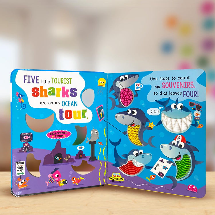 Never Touch The Sharks! Touch And Feel Board Book