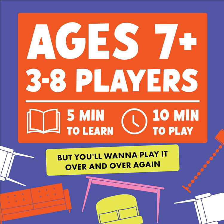 Exploding Kittens | Giants Moving Tiny Furniture Party Game | Ages 7+ - 3