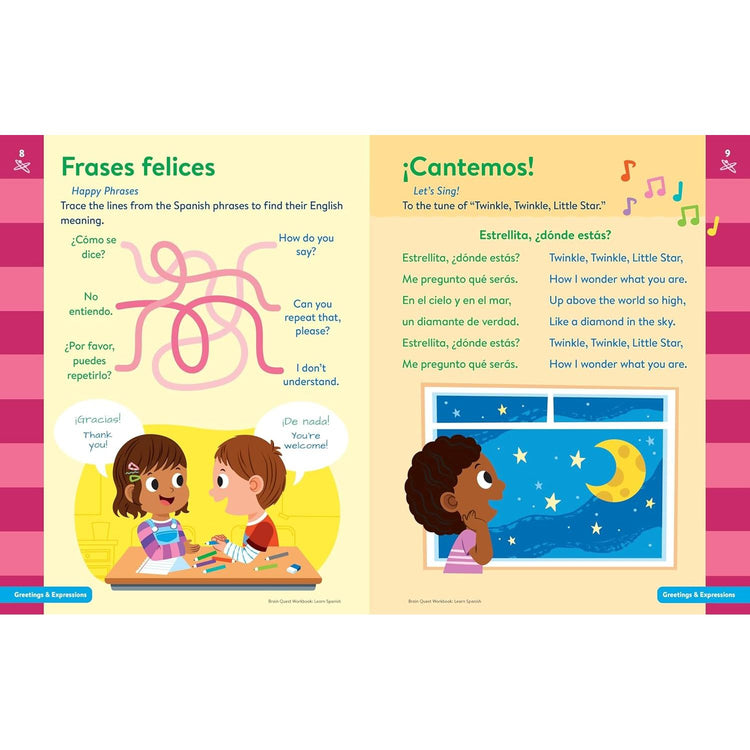 Brain Quest Workbook: Learn Spanish 5+ - 3