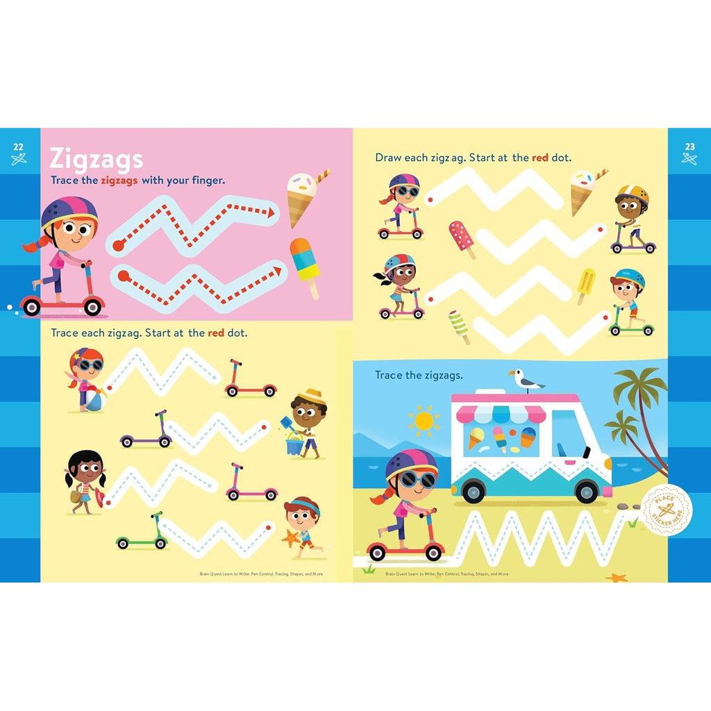 Brain Quest Learn to Write: Pen Control & Tracing 3+ - 2