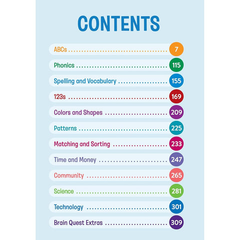 Brain Quest Workbook: Kindergarten Revised Edition - CR Toys