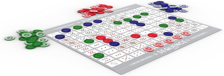 Sequence Giant Game Edition with Cushioned Mat (27" x 32") Cards and Chips