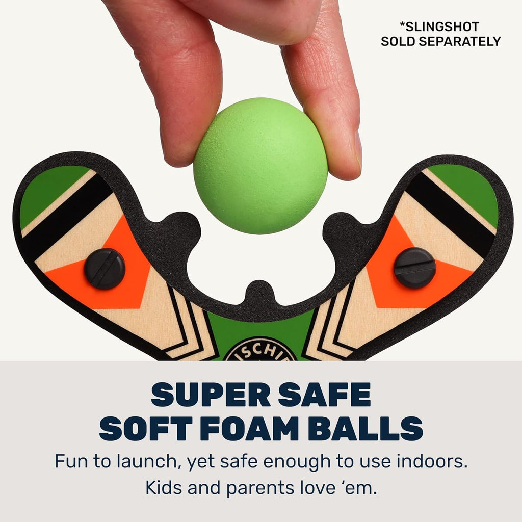 Mischief Maker Slingshot Ball Refill | Green 4+ - 4