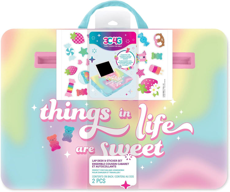 Life Is Sweet Lap Desk And Sticker Set