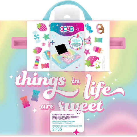 Life Is Sweet Lap Desk And Sticker Set