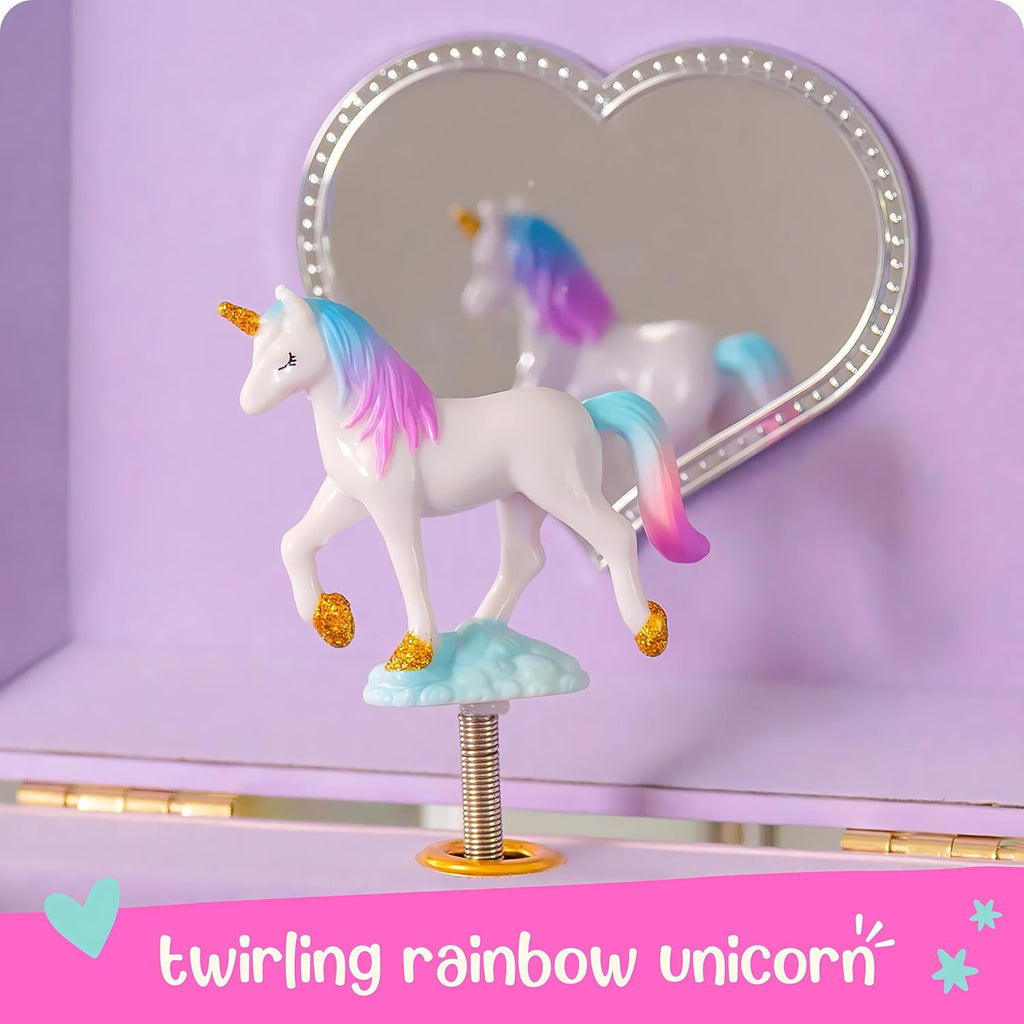 Unicorn Musical Jewelry Box 2-Drawer 3+ - 4