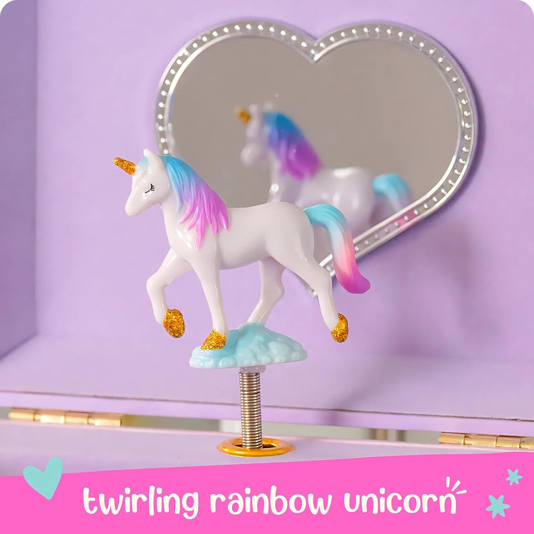 Unicorn Musical Jewelry Box 2-Drawer 3+ - 4