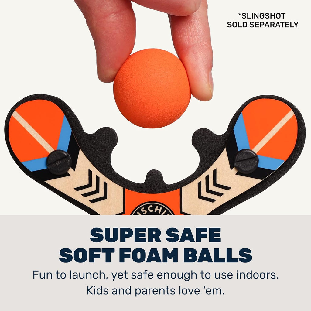 Mischief Maker Slingshot Ball Refill | Orange 4+ - 4