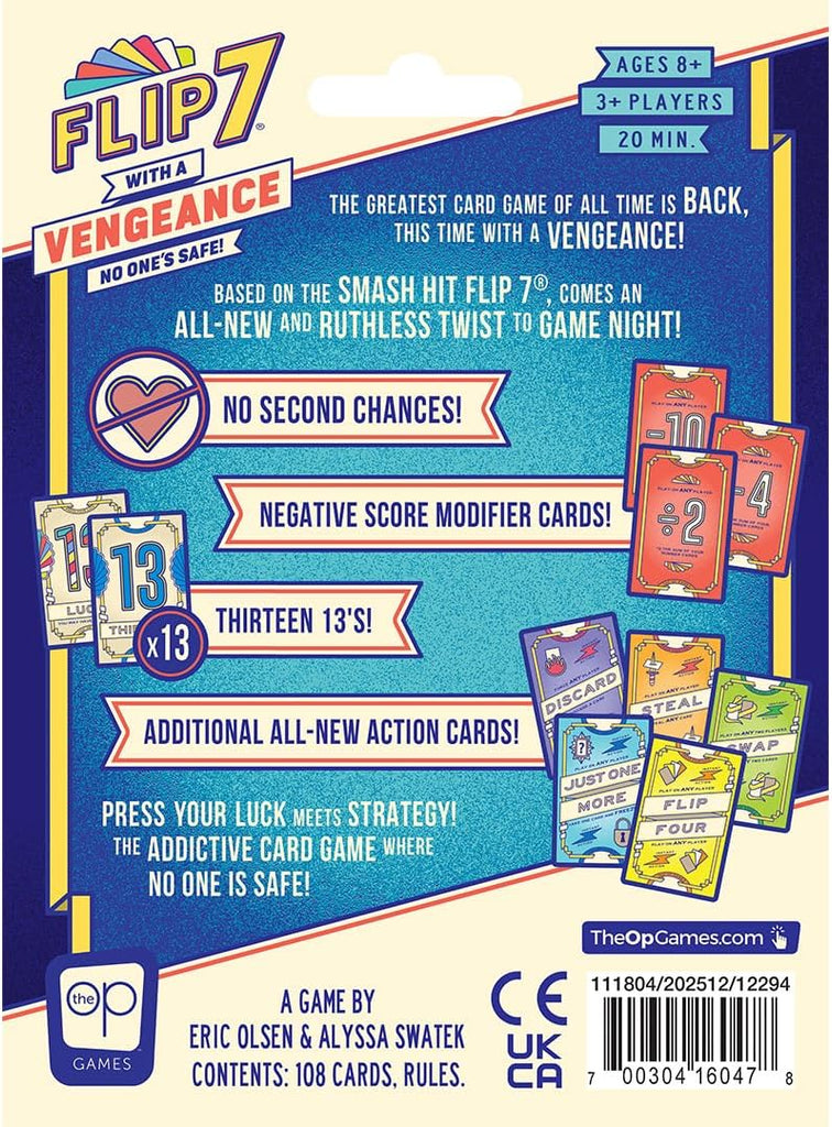 Flip 7 With A Vengeance Card Game 8+ - 3