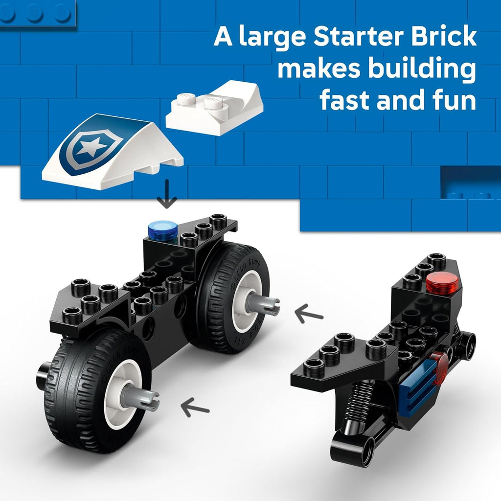 Lego City | Police Motorcycle 4+ - CR Toys