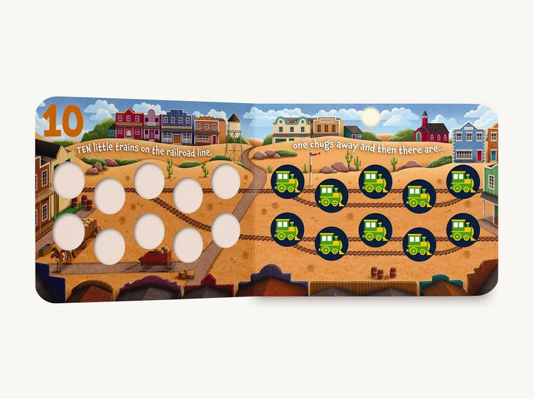 Ten Little | Trains Board Book - 2