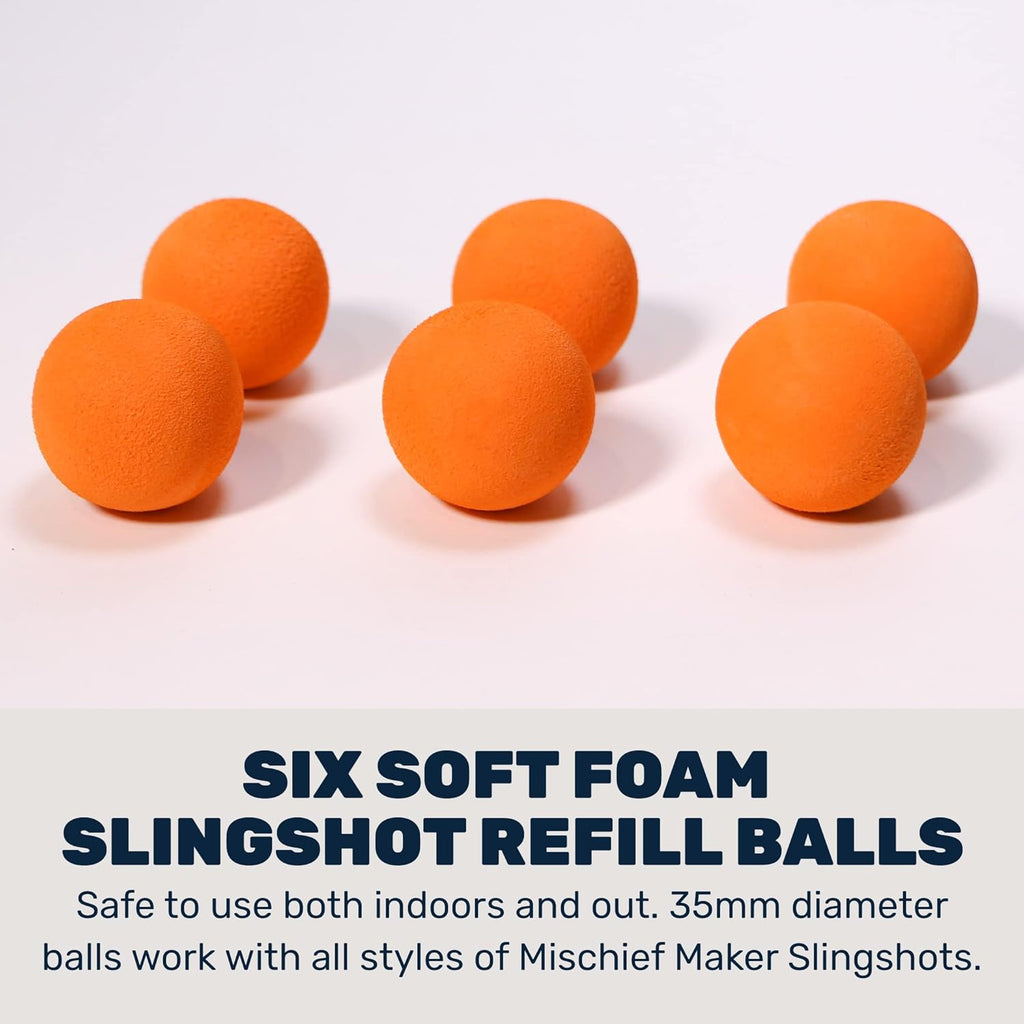Mischief Maker Slingshot Ball Refill | Orange 4+ - 3