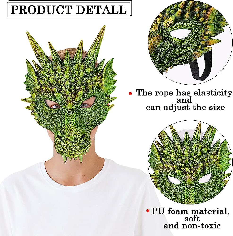Dragon Mask, Green 12200