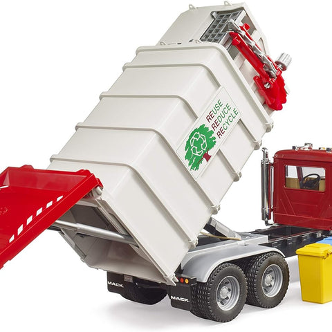 Mack Granite Side Loading Garbage Bruder Truck 02811