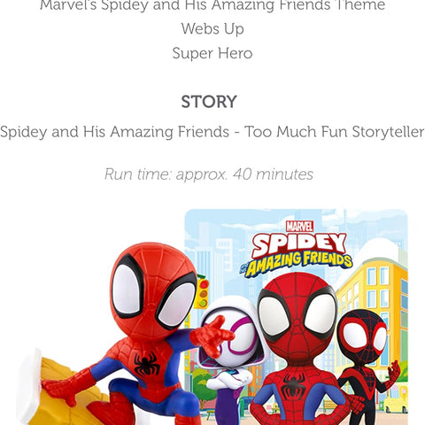 Tonies Marvel Spidey & His Amazing Friends  10001159