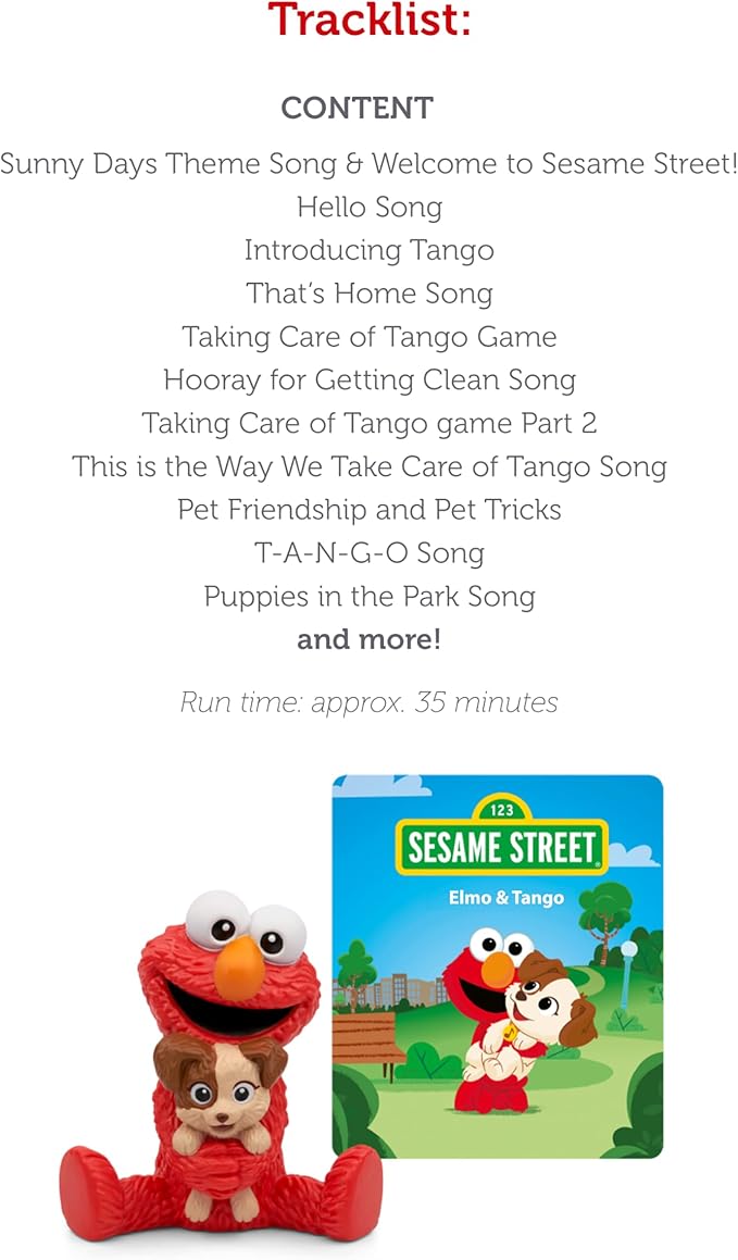 Tonie Sesame Street Elmnmo and Tango