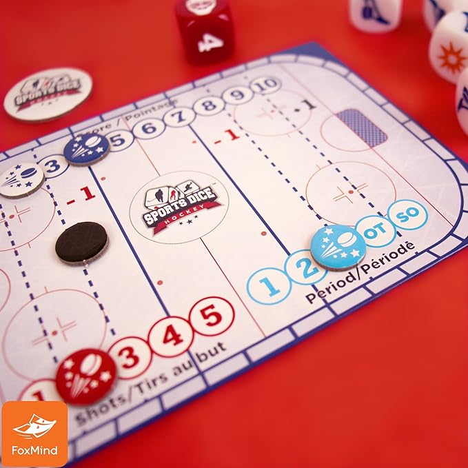 Sports Dice Hockey Game Ages 7+