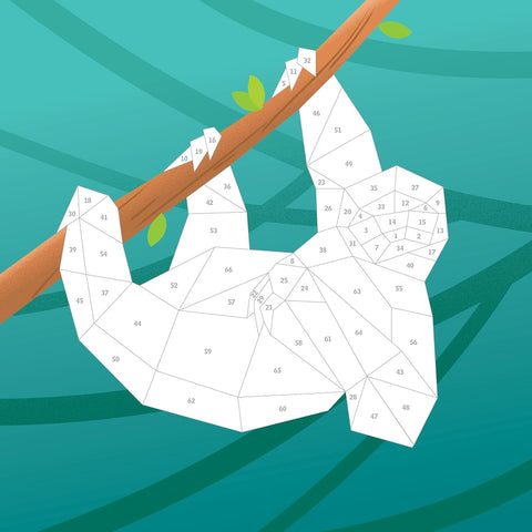 Paint By Sticker Kids | Rainforest Animals 5+ - 1