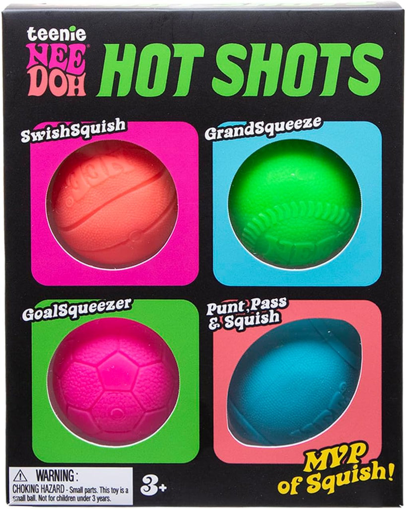 Needoh | Hot Shot Teenie 4 pack - 4