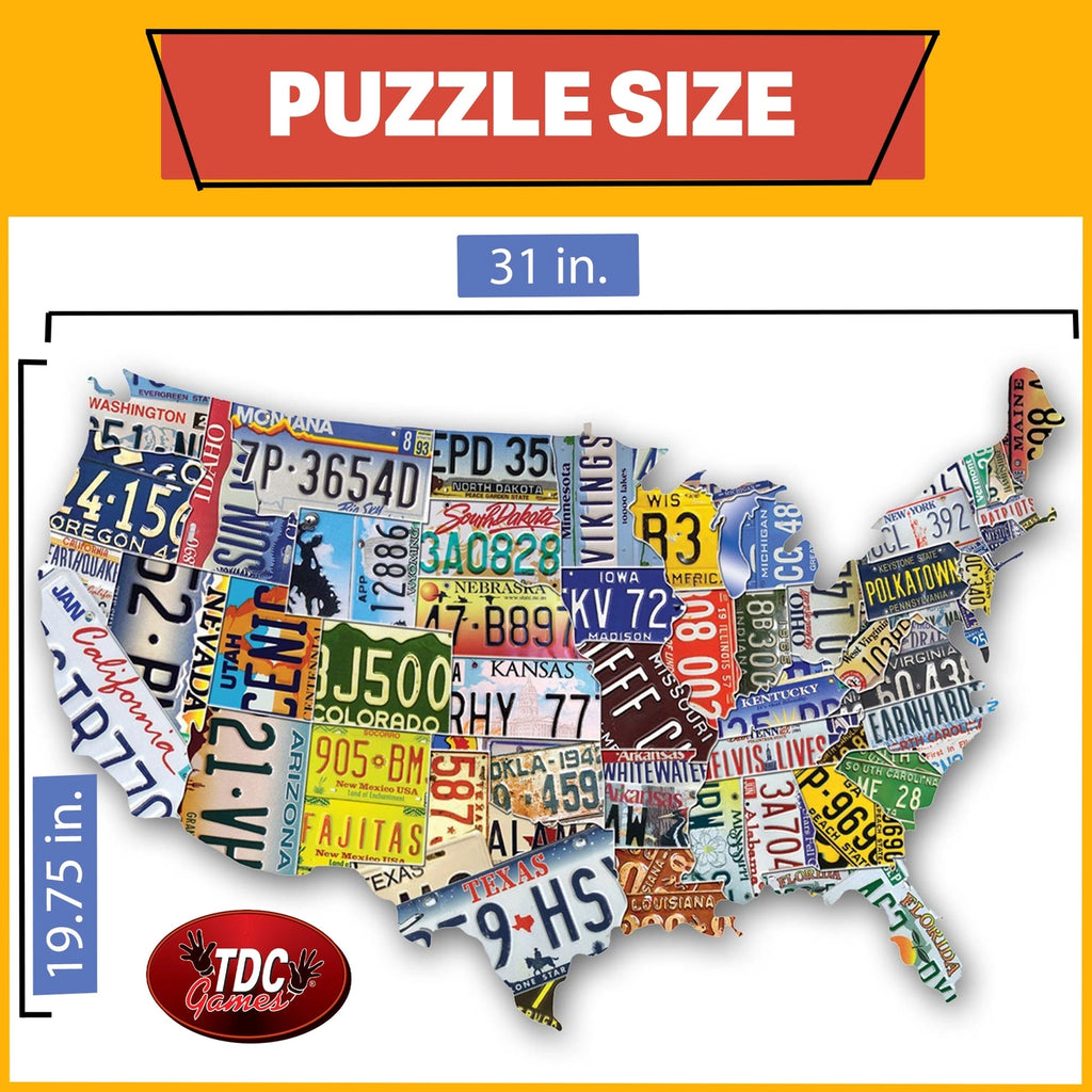 Puzzle | USA License Plates | 1000 PC - 4