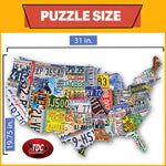 Puzzle | USA License Plates | 1000 PC - 4