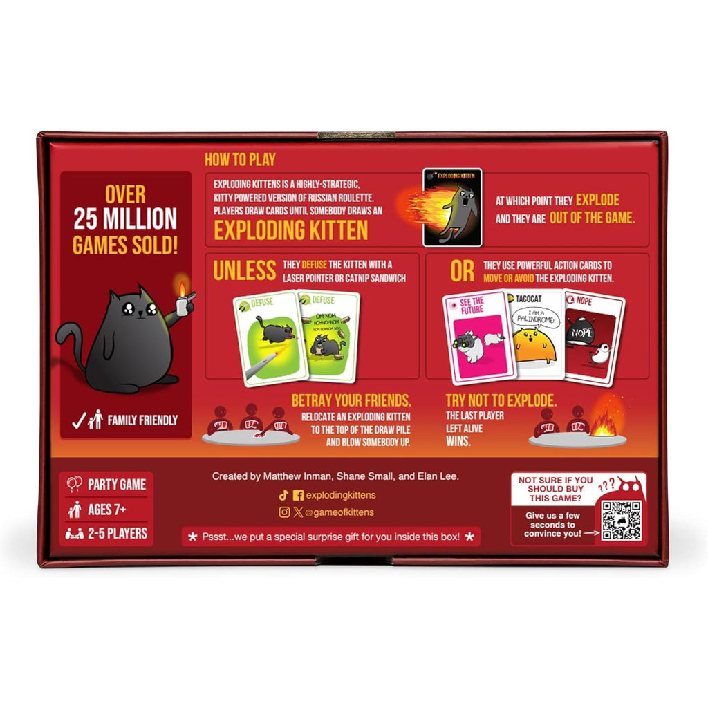Exploding Kittens | Board Game Ages 7+