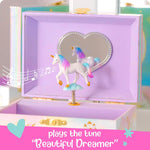 Unicorn Musical Jewelry Box 2-Drawer 3+ - 2
