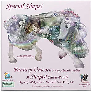 Mystical Unicorn Shaped Approx 1000 Pc Puzzle