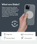 Slabs 3 Pack Sensory Stickers | Grey - 4