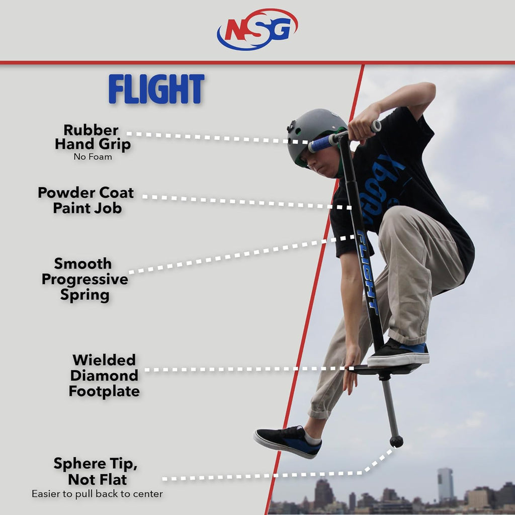 Flight Pogo Stick By Nsg -Blue