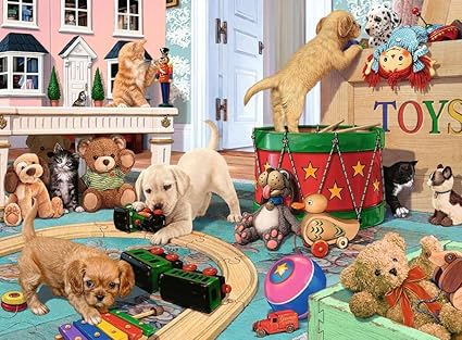 Little Paws Playtime 150 Pc Puzzle For Ages 7+