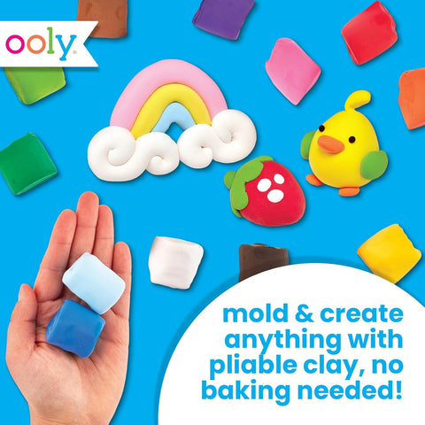 Creatibles D.I.Y. Air-Dry Clay Kit (Set Of 12 Colors) 6+ - 1