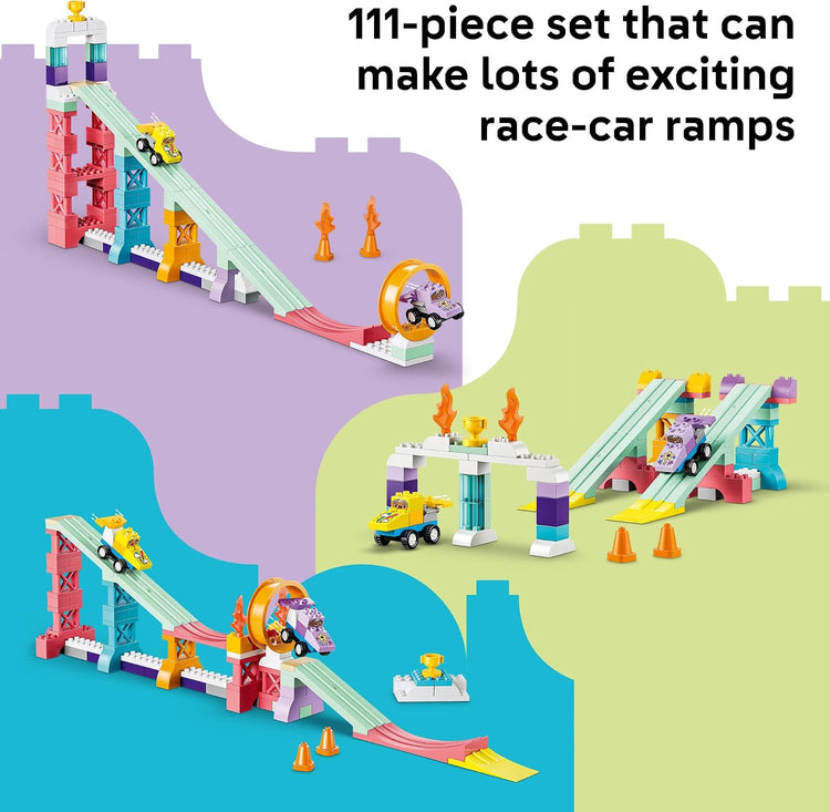 Lego Duplo | 3 in 1 Creative Ramp with Vehicles 111 pcs 3+ - 5