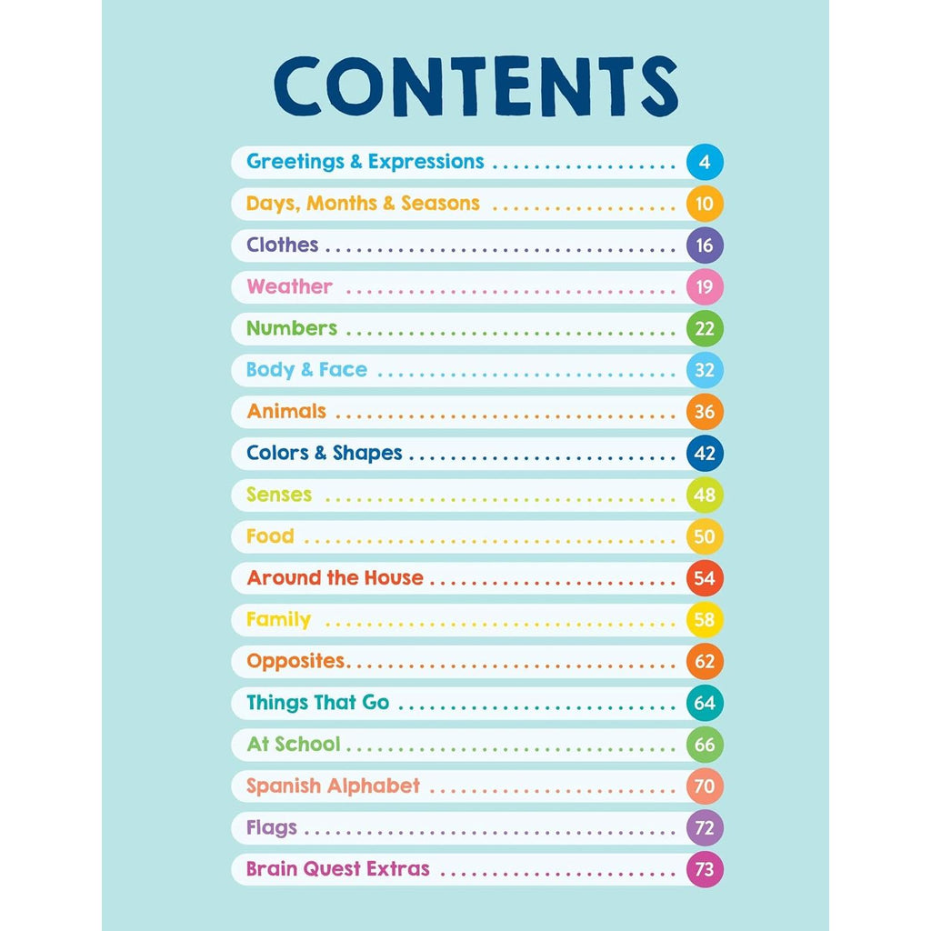 Brain Quest Workbook: Learn Spanish 5+ - 2