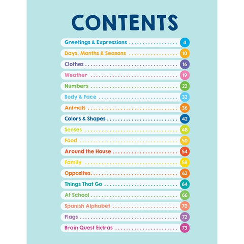 Brain Quest Workbook: Learn Spanish - CR Toys