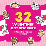Taco Cat Goat Cheese Pizza Valentines Exchange Cards - 3