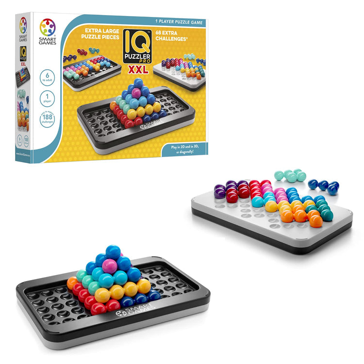 IQ Puzzler Pro XXL | 3-in-1 Single Player Game 6+ - 2