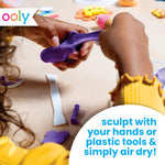 Creatibles D.I.Y. Air-Dry Clay Kit (Set Of 12 Colors) 6+ - 5