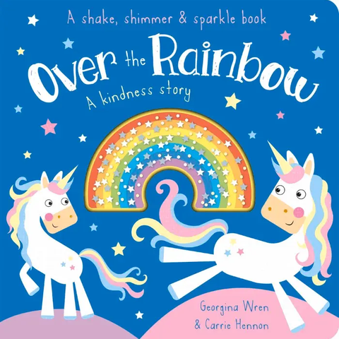 Over The Rainbow Shake And Sparkle Board Book