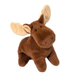 Martin Moose large plush stuffed animal with brown fur and cream antlers