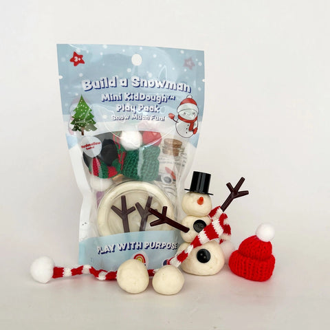 Kiddough Mini Play Kit | Build A Snowman +3 - 1