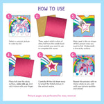 Color By Foil Sticker Book | Unicorns
