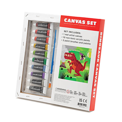 Canvas Painting set-Dinosaur for Ages 6+