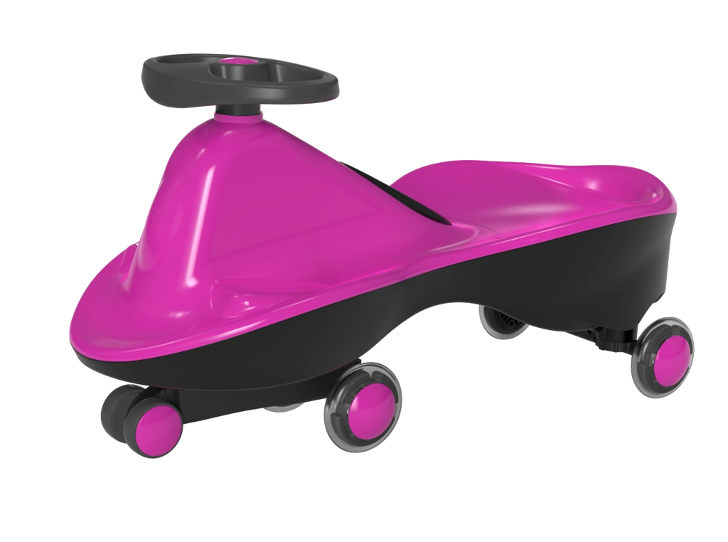 Joybay Sports Led Wheeled Swing Car | Vibrant Pink GT0575R