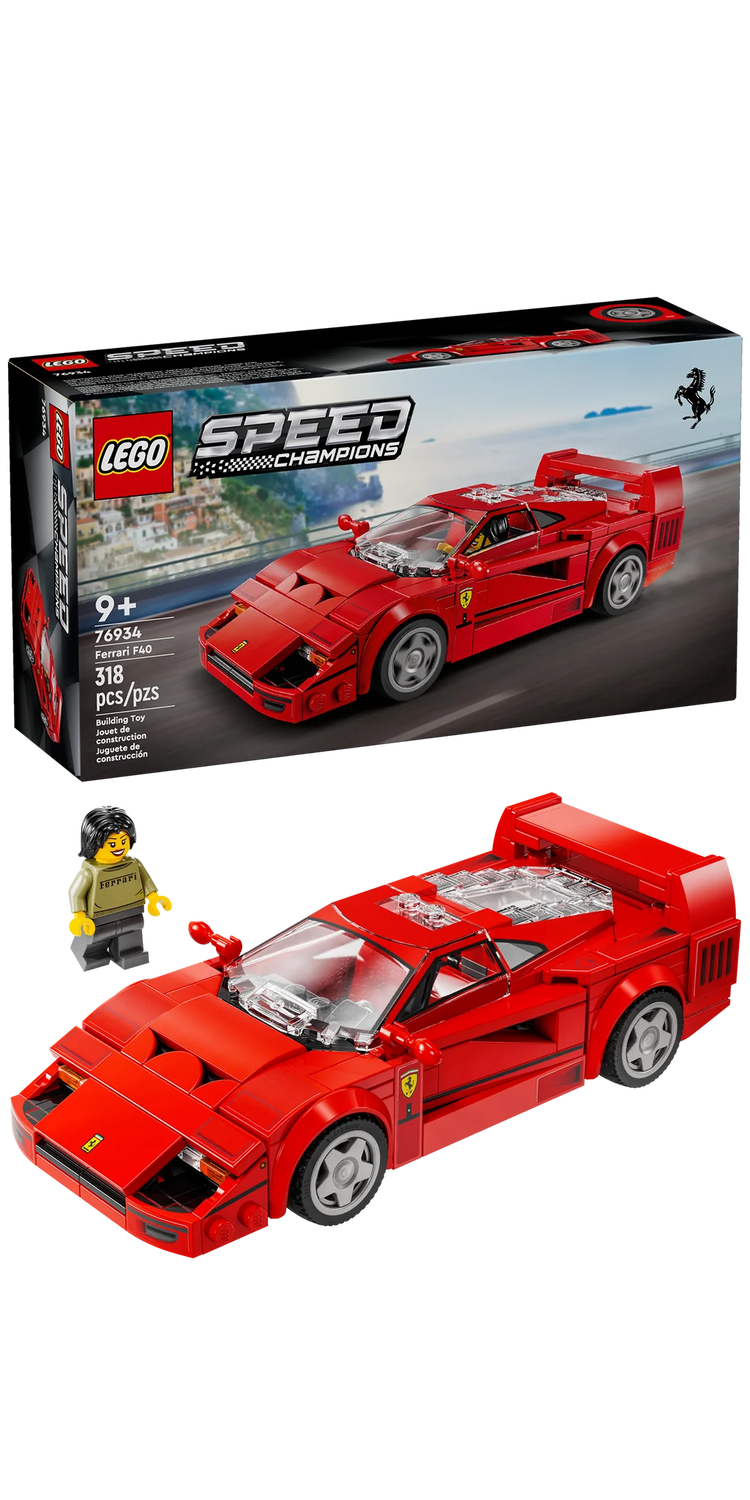 Lego Speed Champion Ferrari F40 Supercar For Ages