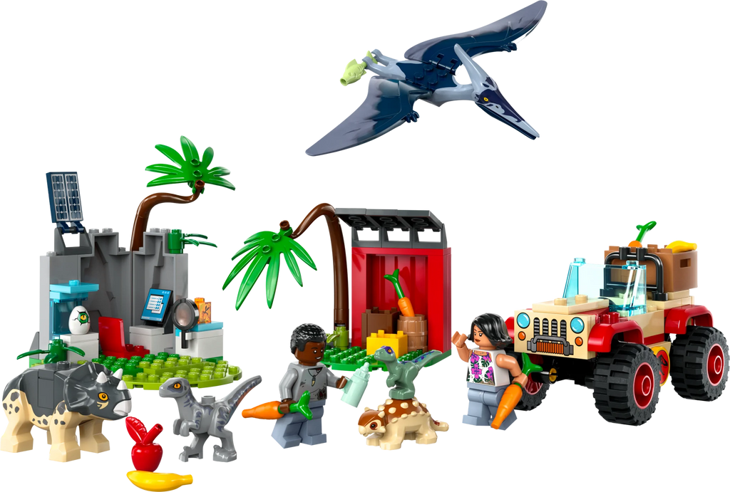 Lego Jurassic Park Baby Dinosaur Rescue Center