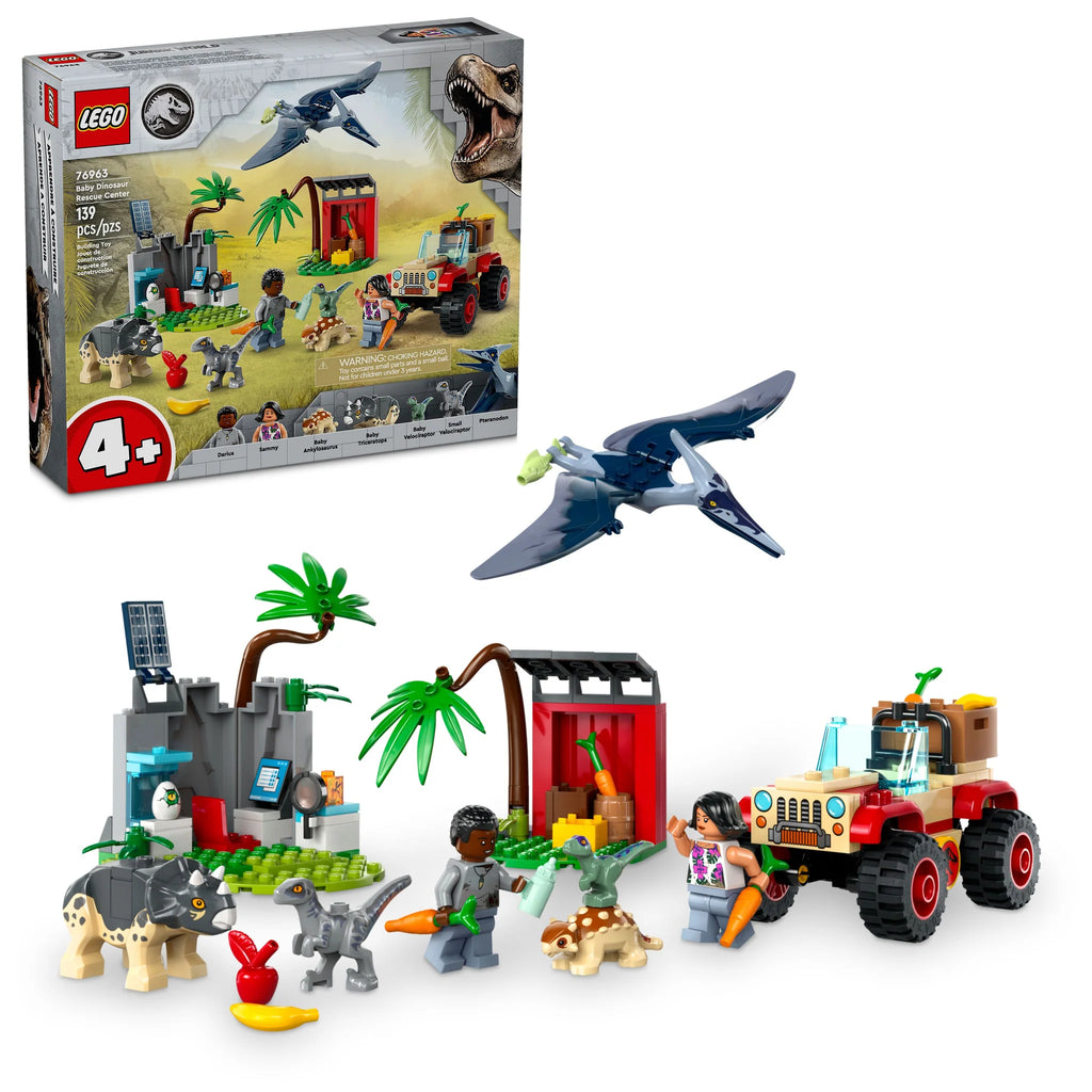 Lego Jurassic Park Baby Dinosaur Rescue Center
