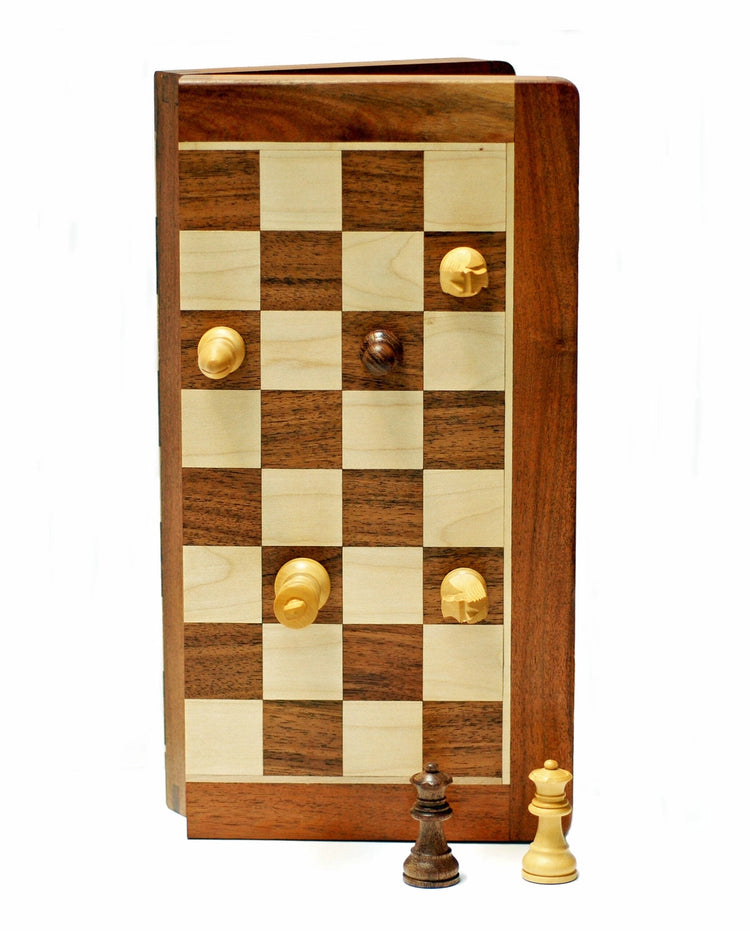 Chess | Travel Magnetic Folding | Wood | 12 Inch | Game - 4